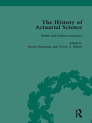 cover image of The History of Actuarial Science IX